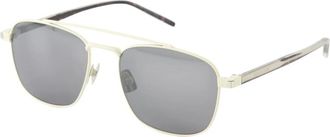 Saint Laurent Modieuze Zonnebril SL 665 - Dames - Zonnebrillen - Grijs - ONE Size - Accessoires