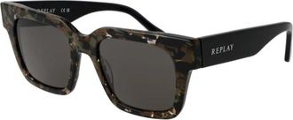 Replay Plastic Zonnebril met UV-bescherming - unisex - Zonnebrillen - Veelkleurig - ONE Size - Accessoires