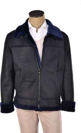 Hettabretz Suede Belted Shearling Overcoat