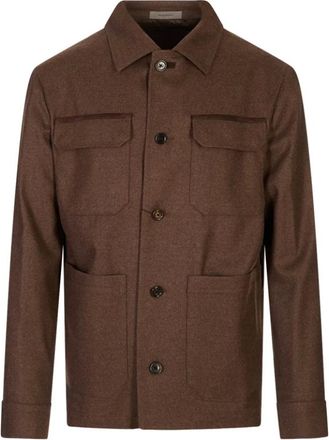 Corneliani Hombre, Chaquetas, Marr&oacute;n, Talla: M