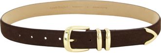 Favorite Daughter The Jordan Suede Belt in Cordovan at Nordstrom, Size X-Small