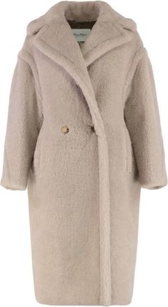 Max Mara Beige Jassen voor Vrouwen - Dames - Mantel - Beige - L - Jassen