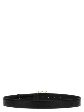 Gucci Womens Black Calfskin Regular Belt