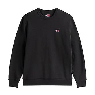 Tommy Jeans Felpa - male - Tommy Jeans - Sweatshirts - Black - 2XL - Sweatshirts & Hoodies
