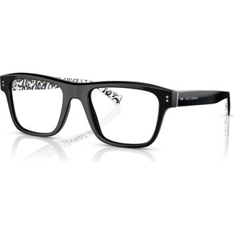 Dolce & Gabbana 51mm Square optical glasses in Black at Nordstrom
