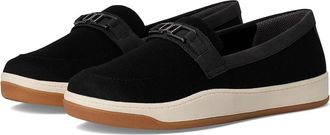 Life Stride Daydream Loafer/Moc Shoes Womens Dress Flat Shoes Black/Vanilla : 7.5 W (C), Polyester