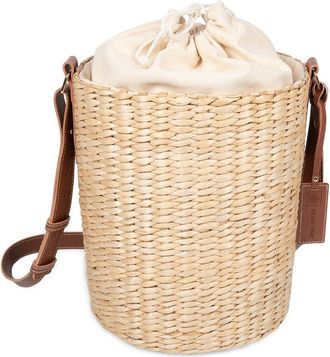Picnic Time Dnu Picnic Time Palermo Rush Insulated Bucket Tote With Leather Straps