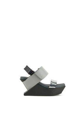 United Nude Delta Wedge Sandal in Steel at Nordstrom, Size 35