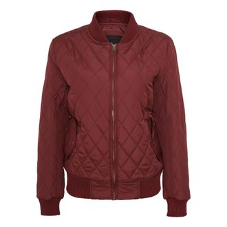 Urban Classics Dames/Dames Diamond Nylon Gewatteerd Jasje (Bourgondi&euml;)
