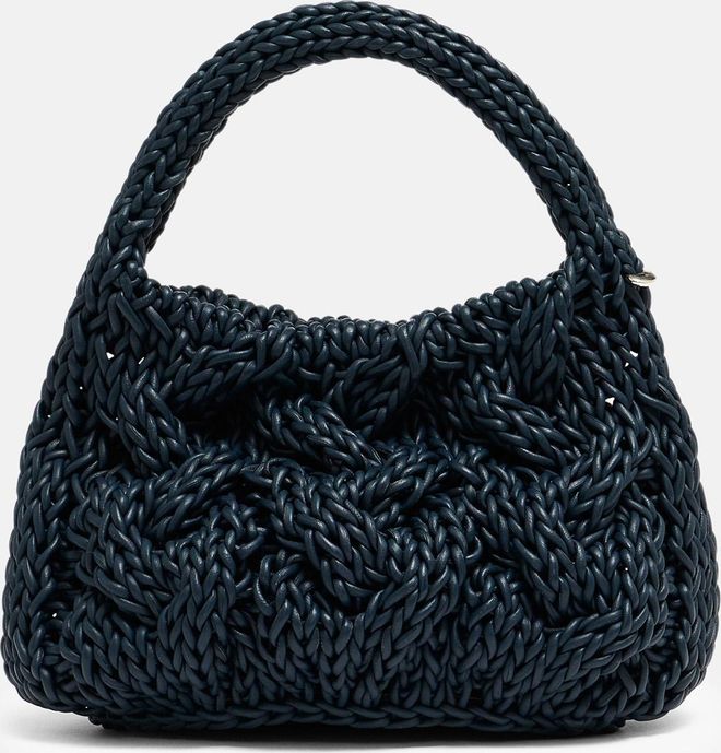 Borsa Piccola In Maglia A Trecce