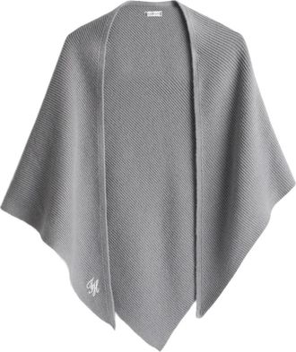 Tommy Hilfiger Scialle ricamato - Grigio