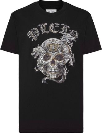Philipp Plein SS Skull-print T-shirt - men - Cotton - XXXXL - Black