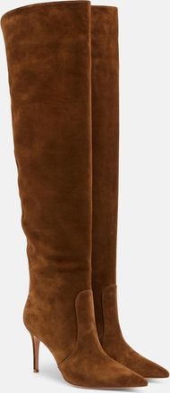 Gianvito Rossi Hansen suede knee-high boots