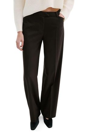 Mango Wide Leg Pants in Brown at Nordstrom, Size 10