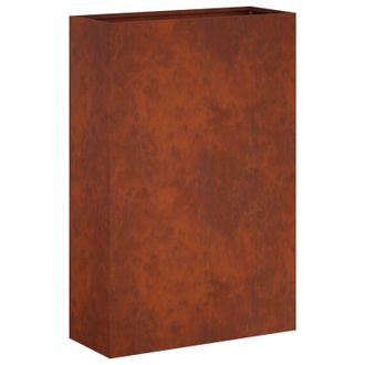 vidaXL Macetero De Jard&iacute;n Oxidado 40 X 20 X 75 Cm Acero Oxidado Vidaxl