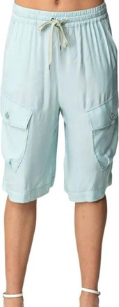 Pinko Casual Shorts - Dames - Korte Broeken - Blauw - S - Korte Broeken