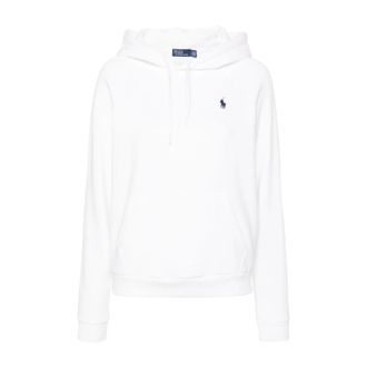 Polo Ralph Lauren Hoodies, female, White, Size: M Logo Hoodie
