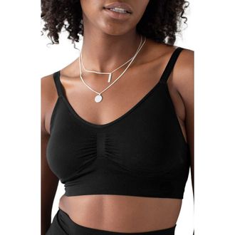 Kindred Bravely Nellie Sublime Wireless Bra in Black at Nordstrom, Size X-Large