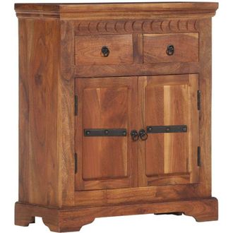 vidaXL Aparador De Madera Maciza De Acacia 63x30x75 Cm Vidaxl