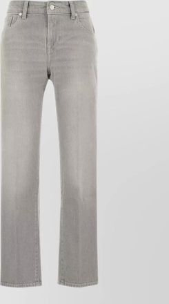 7 For All Mankind denim straight-leg jeans