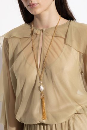 Forte_Forte Forte_forte Necklace With Pearl, Womens, Gold