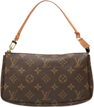 Louis Vuitton Pre-owned Shoulder Bags, female, Brown, Size: ONE SIZE Pre-owned Vintage Shoulder Bag