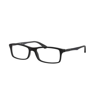 Ray-Ban Matte Zwarte Zonnebril - Heren - Brillen - Zwart - 54 MM - Accessoires