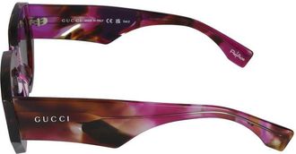 Gucci Womens Sunglasses Gg2007s 001 Havana Violet 51-20-140 Acetate