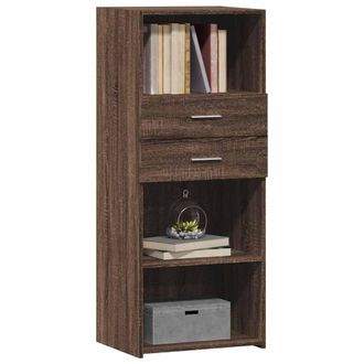 Berkfield Home Highboard Brown Oak 50x42.5x124 cm Engineered Wood