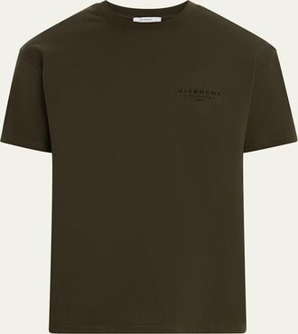 Givenchy Mens Givenchy Stamp T-Shirt