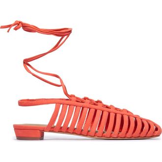 Bernardo Geneva Flat in Sunset Orange at Nordstrom, Size 9.5