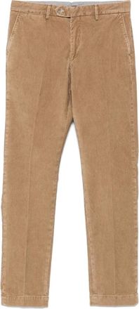 Hackett Pantaloni con applicazione logo - Marrone
