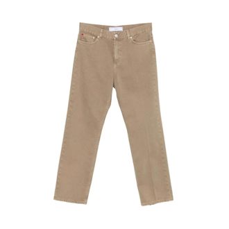 Seafarer Rechte jeans - Dames - Jeans - Bruin - Maat: W28 Katoen