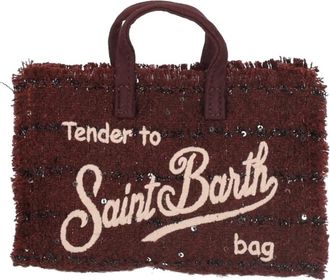 MC2 Saint Barth Telefoontas Tweed - Dames - Tassen - Rood - Maat: ONE Size Tweed