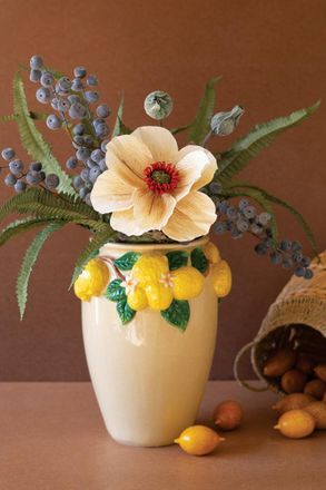 Kalalou Ceramic Lemons Vase