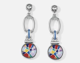 Brighton Colormix Post Drop Earrings In Multi