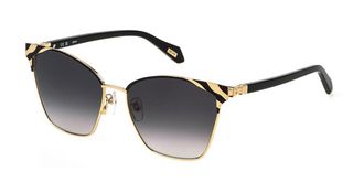 Just Cavalli SJC093 0301 Womens Sunglasses Gold Size 58