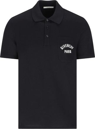 Givenchy Polo con logo - Tops - Hombre - Negro - S