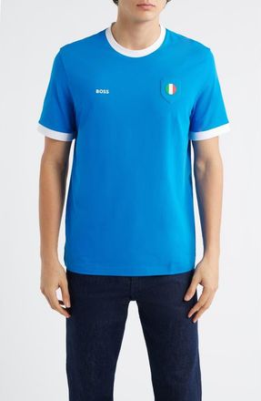 BOSS Lux Stretch Cotton Graphic T-Shirt in Italy at Nordstrom, Size Xx-Large
