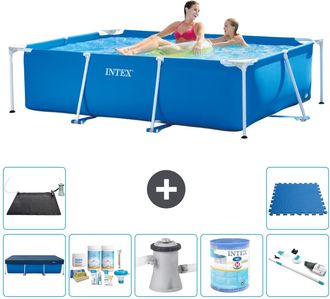 Intex Piscina Con Estructura Rectangular - 220x150x60 Cm - 7-piezas S30051