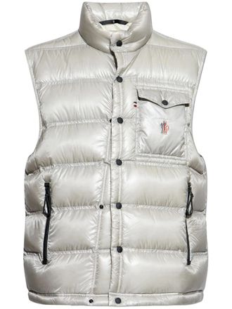 Moncler Day-Namic gilet - men - Polyamide/Down/Polyester/Feather - 3 - Grey
