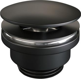 Marcel Breuer Chrome Edition Wastafelplug - always open - mat zwart