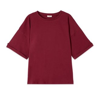 Oltre Donna, Top, Rosso, 2Xl, new