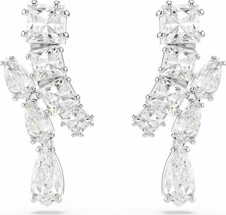 Swarovski Oorbellen - Dames - Accessoires - Grijs - Maat: ONE Size