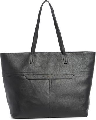 Rag & Bone Bryant Leather Tote Bag in Black at Nordstrom