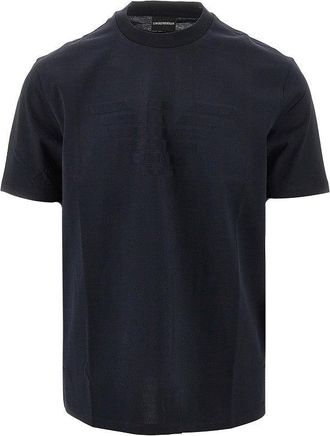 Emporio Armani Jacquard Eagle T-shirt Man S