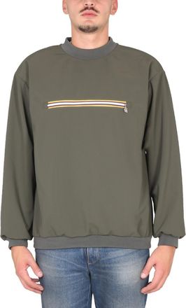 K-Way Green Mock Collar Sweatshirtss