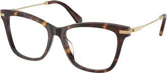 Swarovski Cat-eye Optisch Montuur - Dames - Brillen - Bruin - 52 MM - Accessoires