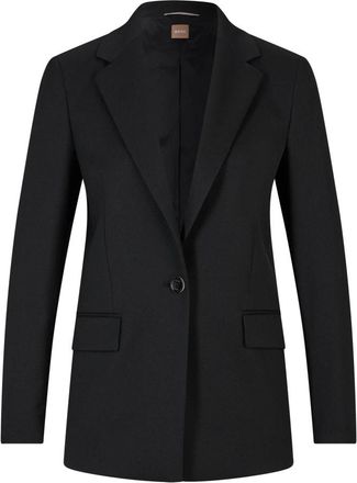 HUGO BOSS Elegante Blazer - Dames - Blazers - Zwart - M - Wol - Jassen