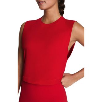 Spanx Supernaturals Muscle Tee in Spanx Red at Nordstrom, Size X-Large